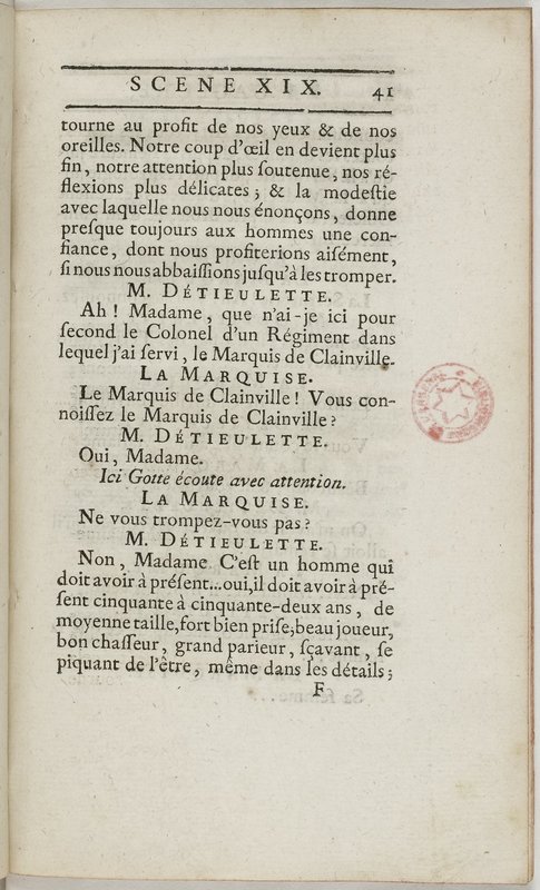 Gageure imprévue (La), comédie en prose et en un acte… par M. Sedaine. [Paris, les Comédiens français, 27 mai 1768]