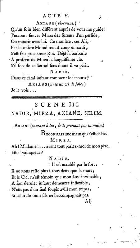 Nadir, ou Thamas-Kouli-Kan : tragédie, par M. D. B. Représentée pour la première fois, sur le Théâtre de la Nation, le 31 août 1780 Nadir, ou Thamas-Kouli-Kan : tragédie, par M. D. B. Représentée pour la première fois, sur le Théâtre de la Nation, le 31 août 1780