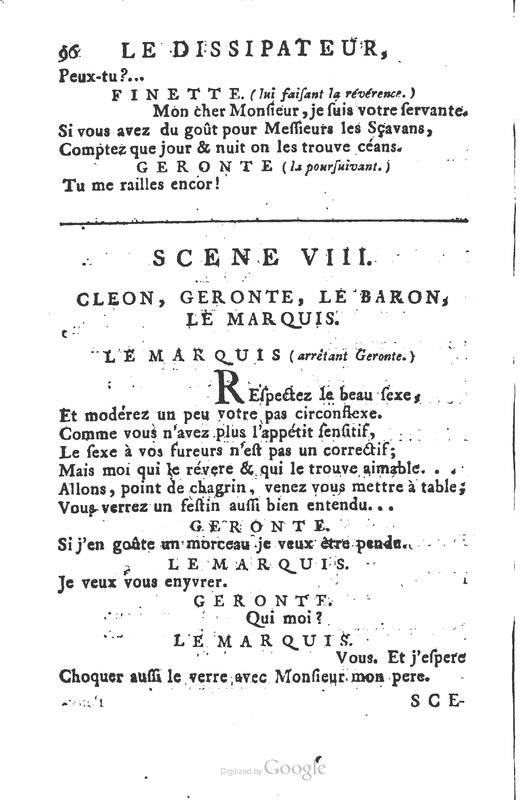 Dissipateur ou l’honnête-friponne (Le), comédie Dissipateur ou l’honnête-friponne (Le), comédie