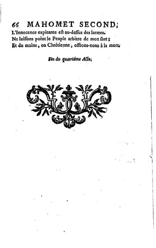 Mahomet second, tragédie, par M. de La Noue Mahomet second, tragédie, par M. de La Noue