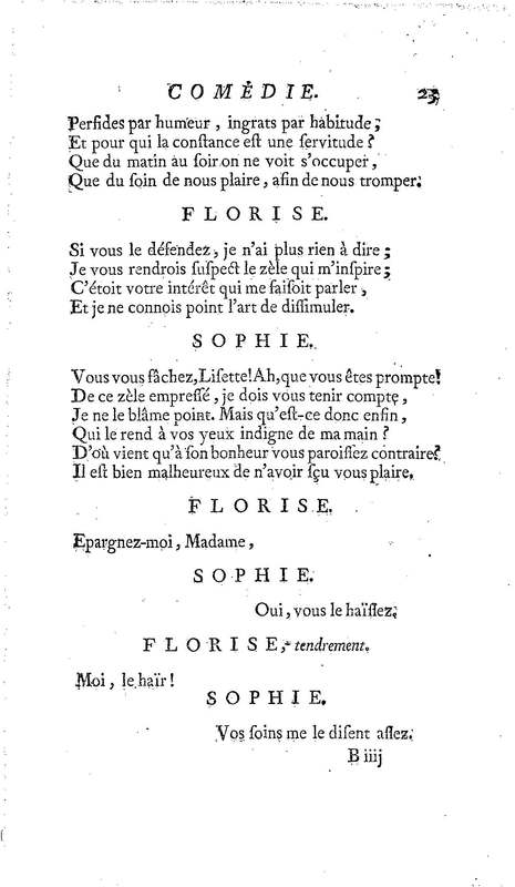 Rivale suivante (La), comédie en un acte en vers, précédée d'un prologue, par M. Rousseau