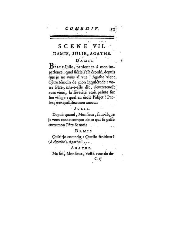 Julie, ou le Bon Père, comédie en trois actes et en prose / par M. D* N**, … Julie, ou le Bon Père, comédie en trois actes et en prose / par M. D* N**, …