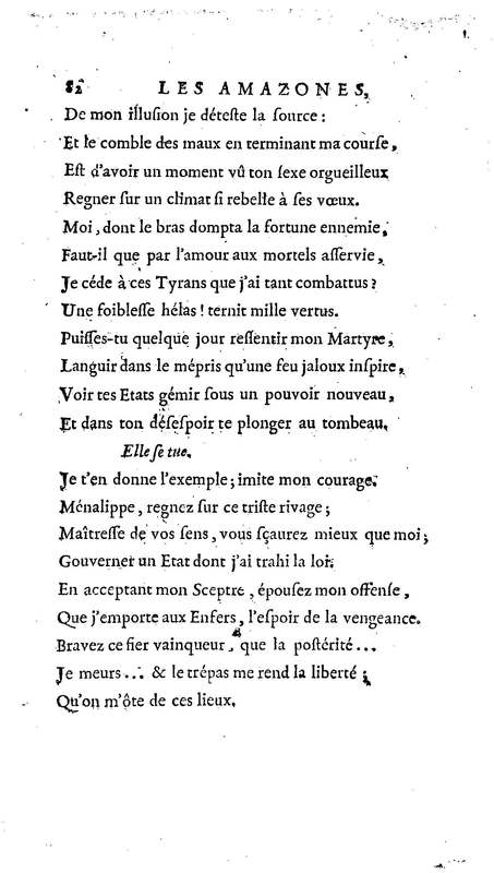 Amazones (Les), tragédie en cinq actes, par madame du Boccage, représentée par les Comédiens ordinaires du Roy, aux mois de juillet et d'août 1749 Amazones (Les), tragédie en cinq actes, par madame du Boccage, représentée par les Comédiens ordinaires du Roy, aux mois de juillet et d'août 1749