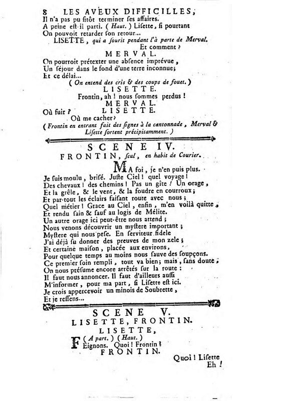 Aveux difficiles (Les), comédie en un acte et en vers