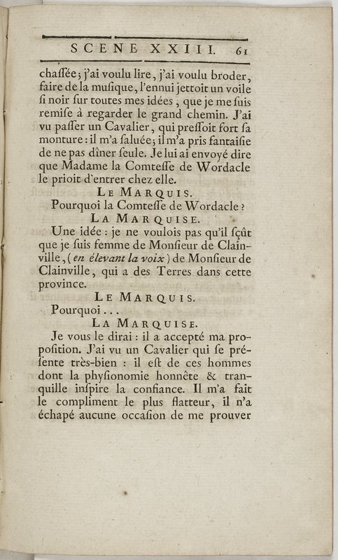 Gageure imprévue (La), comédie en prose et en un acte… par M. Sedaine. [Paris, les Comédiens français, 27 mai 1768]