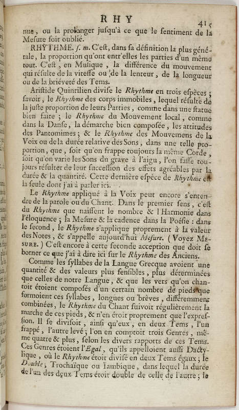 Dictionnaire de musique par Jean-Jacques Rousseau Dictionnaire de musique par Jean-Jacques Rousseau