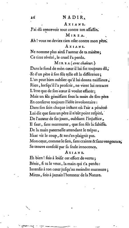 Nadir, ou Thamas-Kouli-Kan : tragédie, par M. D. B. Représentée pour la première fois, sur le Théâtre de la Nation, le 31 août 1780 Nadir, ou Thamas-Kouli-Kan : tragédie, par M. D. B. Représentée pour la première fois, sur le Théâtre de la Nation, le 31 août 1780