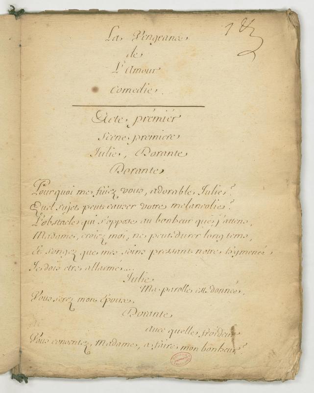 Vengeance de l’amour (La) en cinq actes et en vers Vengeance de l’amour (La) en cinq actes et en vers