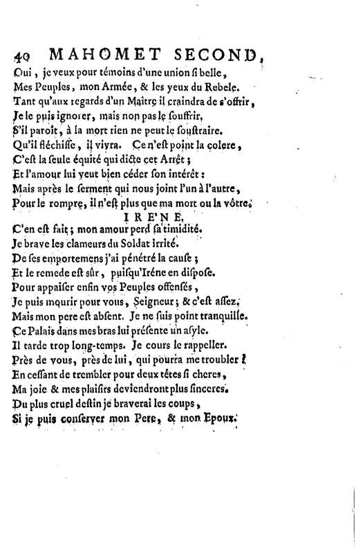 Mahomet second, tragédie, par M. de La Noue Mahomet second, tragédie, par M. de La Noue