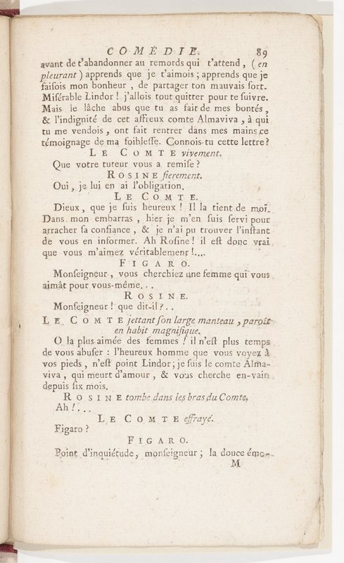 Barbier de Séville, ou la Précaution inutile (Le), comédie en quatre actes, par M. de Beaumarchais, représentée sur le théâtre de la Comédie Française le 23 février 1775 (avec une Lettre modérée sur la chute et la critique du Barbier de Séville) Barbier de Séville, ou la Précaution inutile (Le), comédie en quatre actes, par M. de Beaumarchais, représentée sur le théâtre de la Comédie Française le 23 février 1775 (avec une Lettre modérée sur la chute et la critique du Barbier de Séville)