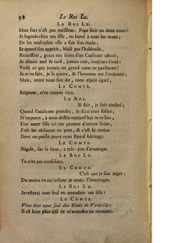 Roi Lu : parodie du Roi Lir ou Léar (Le),en un acte et en vers Roi Lu : parodie du Roi Lir ou Léar (Le),en un acte et en vers