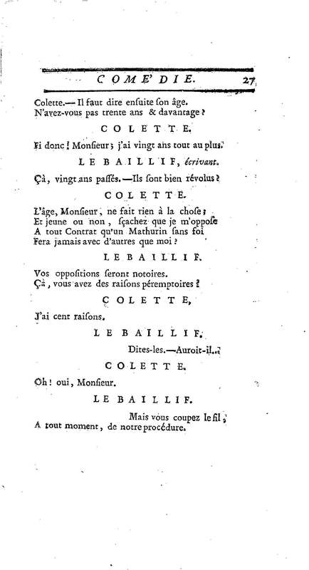 Droit du Seigneur (Le),comédie en vers par M. de Voltaire. Représentée pour la première fois, sous le titre de L'Écueil du sage, par les Comédiens françois ordinaires du Roi, le 18 janvier 1762,