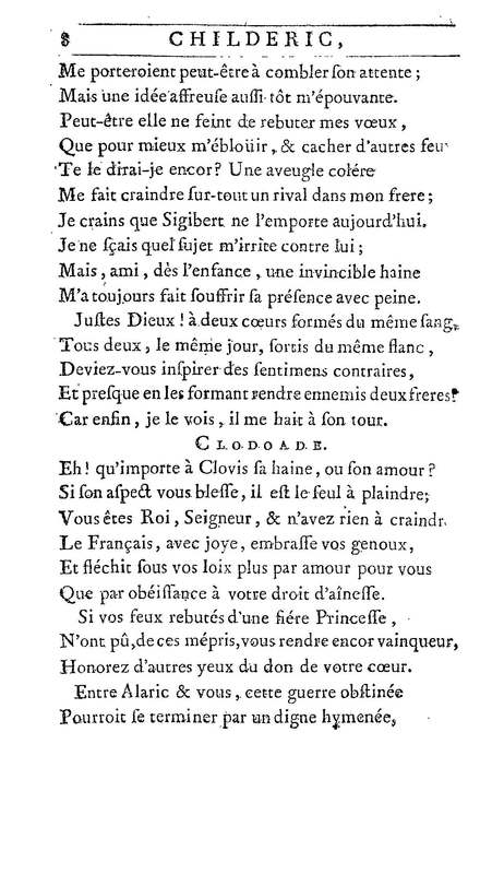 Childéric, tragédie…