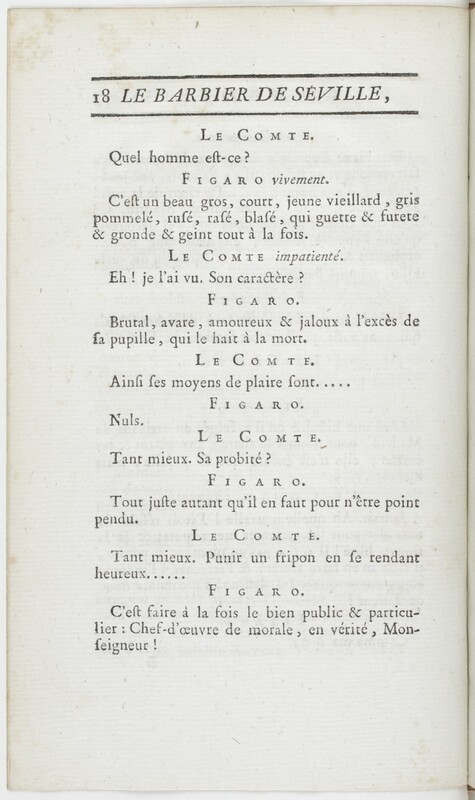 Barbier de Séville, ou La précaution inutile (Le), comédie en quatre actes