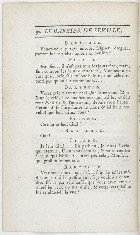Barbier de Séville, ou La précaution inutile (Le), comédie en quatre actes