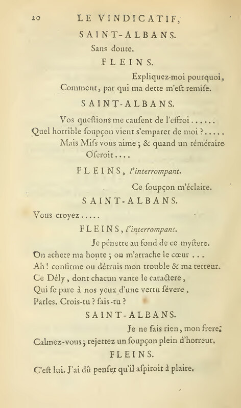 Vindicatif (Le), drame en cinq actes, et en vers libres Vindicatif (Le), drame en cinq actes, et en vers libres