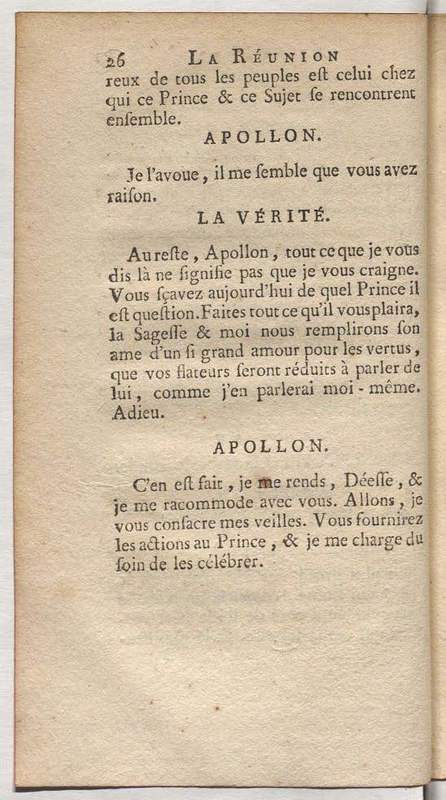 Réunion des Amours (La), comédie héroïque