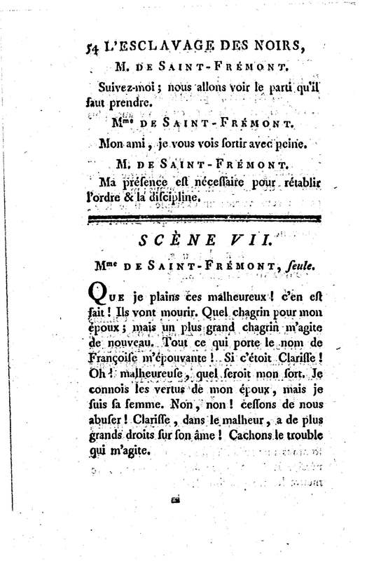 Esclavage des noirs, ou l'Heureux Naufrage (L'), drame en trois actes, en prose Esclavage des noirs, ou l'Heureux Naufrage (L'), drame en trois actes, en prose