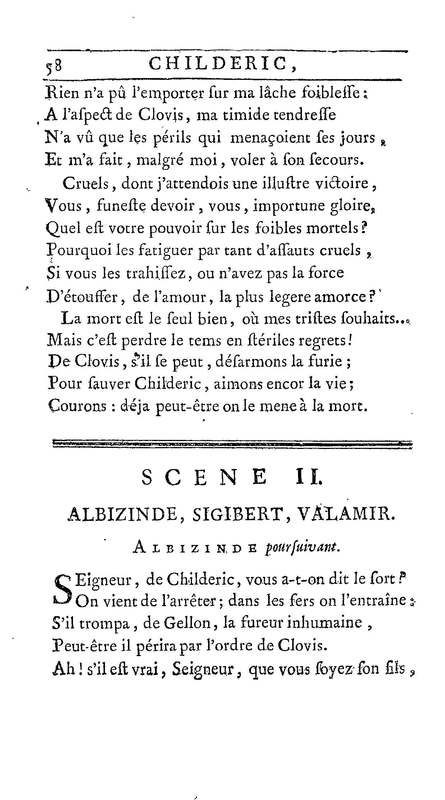 Childéric, tragédie… Childéric, tragédie…