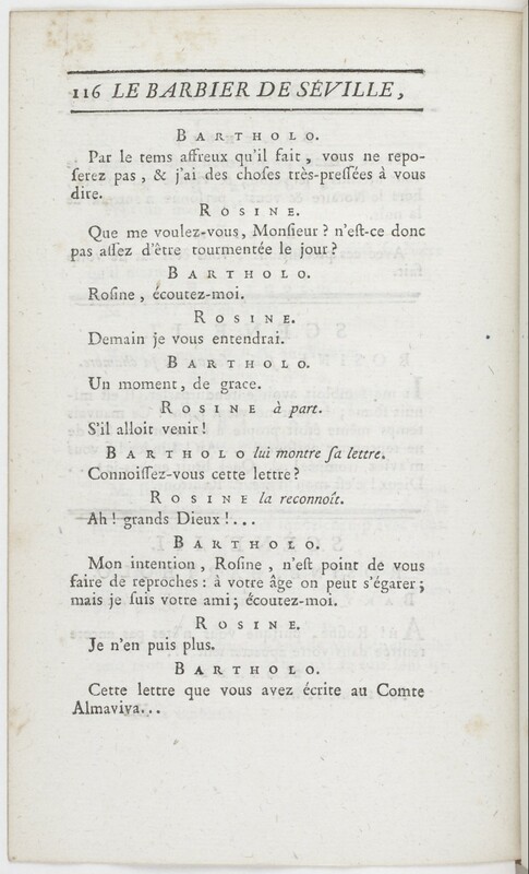 Barbier de Séville, ou La précaution inutile (Le), comédie en quatre actes