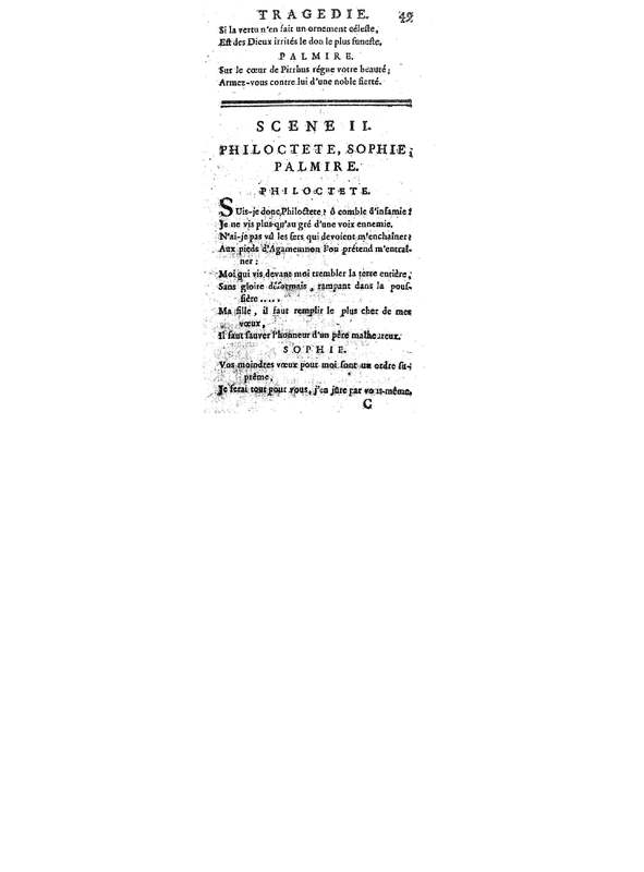 Philoctete, tragedie, par M. de Chateaubrun, de l'Académie françoise Philoctete, tragedie, par M. de Chateaubrun, de l'Académie françoise