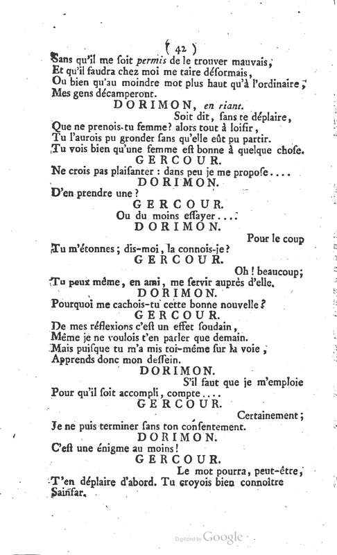 Vieux garçon (Le), comédie en cinq actes, en vers