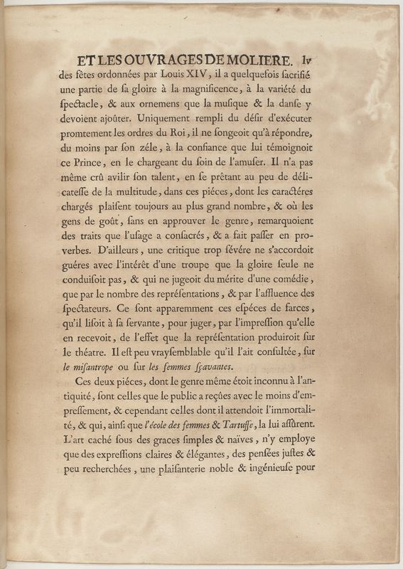 Mémoires sur la vie et les œuvres de Molière (Les) Mémoires sur la vie et les œuvres de Molière (Les)