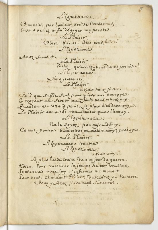 Plaisir (Le), comédie en un acte et en vers libres Plaisir (Le), comédie en un acte et en vers libres