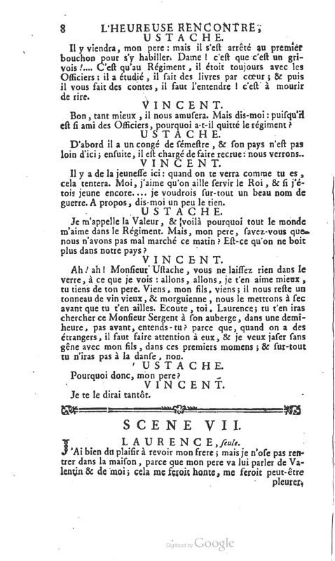 Heureuse rencontre (L’), en un acte et en prose