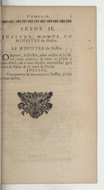 Momus fabuliste, ou les Noces de Vulcain, comédie