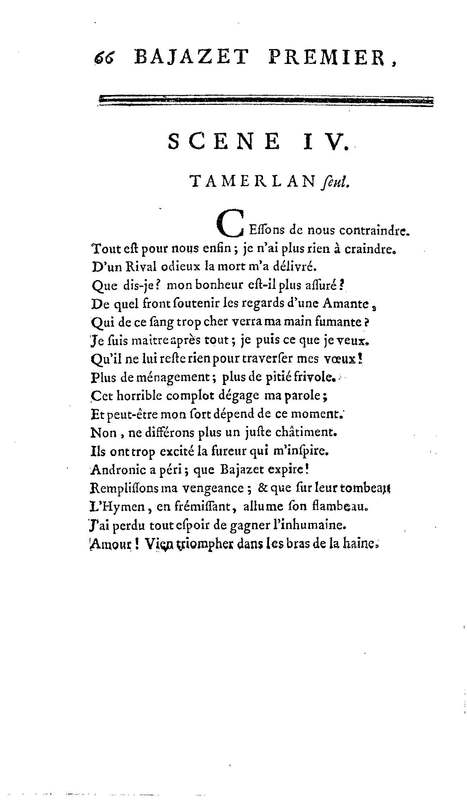 Bajazet premier, tragédie par M. le chevalier de P*** Bajazet premier, tragédie par M. le chevalier de P***