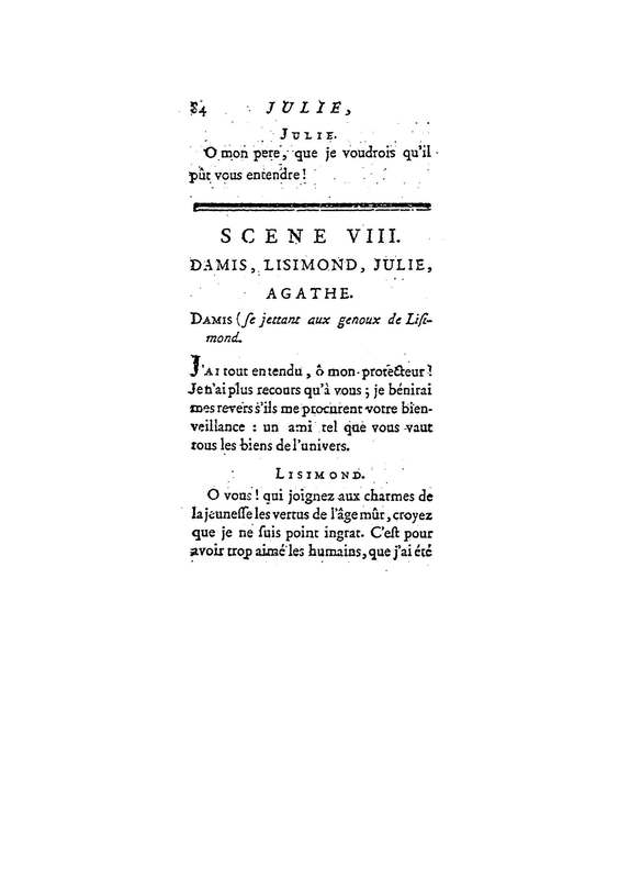 Julie, ou le Bon Père, comédie en trois actes et en prose / par M. D* N**, … Julie, ou le Bon Père, comédie en trois actes et en prose / par M. D* N**, …