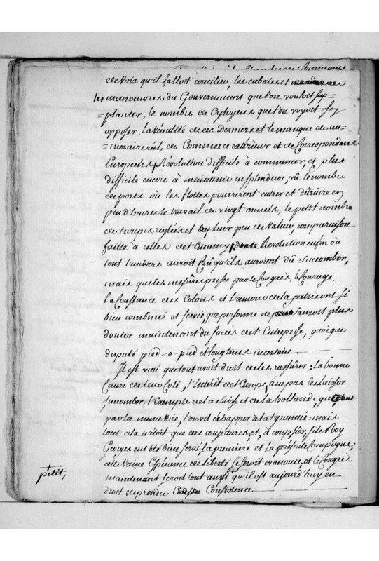 Voyage au continent américain par un Français en 1777, et Réflexions philosophiques sur ces nouveaux républicains