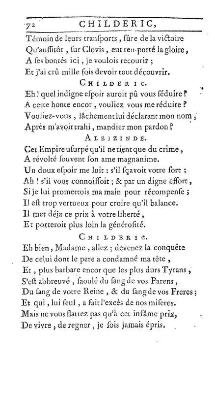 Childéric, tragédie… Childéric, tragédie…