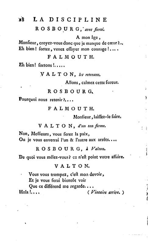 Discipline militaire du Nord (La), drame en quatre actes, en vers libres Discipline militaire du Nord (La), drame en quatre actes, en vers libres