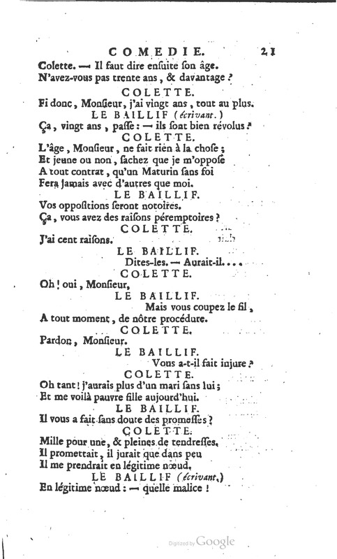 Droit du seigneur (Le), Comédie en cinq actes