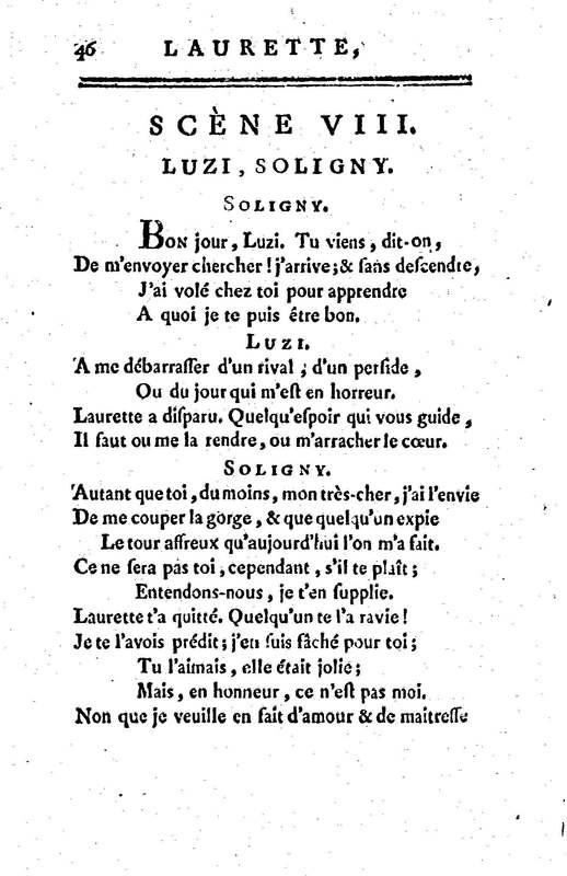 Laurette, comédie en trois actes et en vers, tirée des Contes de M. Marmontel Laurette, comédie en trois actes et en vers, tirée des Contes de M. Marmontel