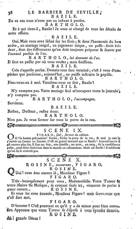 Barbier de Séville, ou la Précaution inutile (Le), comédie en quatre actes, par M. de Beaumarchais, représentée sur le théâtre de la Comédie Française le 23 février 1775 (avec une Lettre modérée sur la chute et la critique du Barbier de Séville) Barbier de Séville, ou la Précaution inutile (Le), comédie en quatre actes, par M. de Beaumarchais, représentée sur le théâtre de la Comédie Française le 23 février 1775 (avec une Lettre modérée sur la chute et la critique du Barbier de Séville)