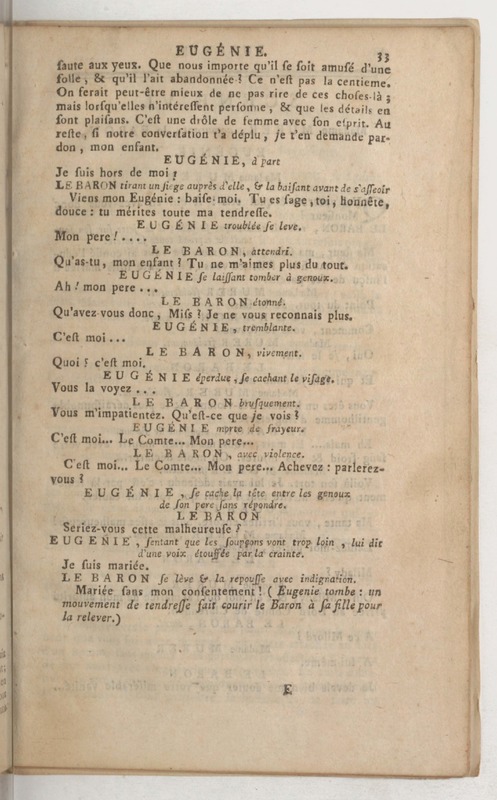 Eugénie , drame en cinq actes et en prose Eugénie , drame en cinq actes et en prose