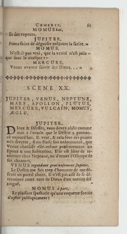 Momus fabuliste, ou les Noces de Vulcain, comédie Momus fabuliste, ou les Noces de Vulcain, comédie