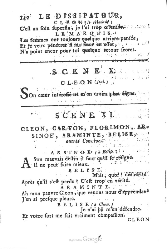 Dissipateur ou l’honnête-friponne (Le), comédie Dissipateur ou l’honnête-friponne (Le), comédie