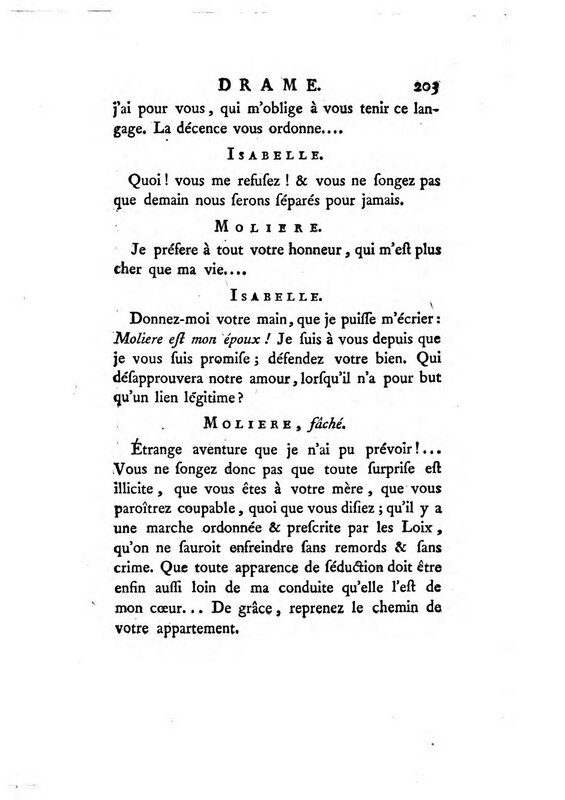 Molière, drame en cinq actes en prose; imité de Goldoni Molière, drame en cinq actes en prose; imité de Goldoni