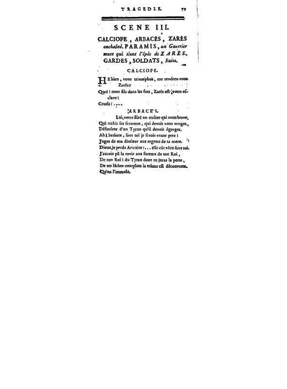 Zarès, tragédie, par M. Palissot de Montenoy, représentée pour la première fois par les Comédiens français, le 3 juin 1751 Zarès, tragédie, par M. Palissot de Montenoy, représentée pour la première fois par les Comédiens français, le 3 juin 1751