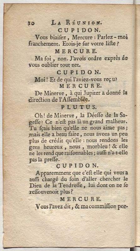 Réunion des Amours (La), comédie héroïque Réunion des Amours (La), comédie héroïque