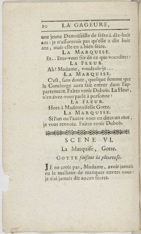 Gageure imprévue (La), comédie en prose et en un acte… par M. Sedaine. [Paris, les Comédiens français, 27 mai 1768]