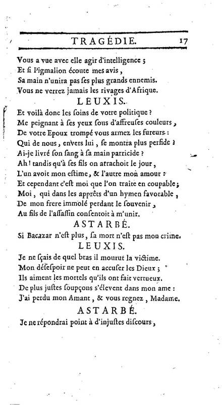 Astarbé, tragédie, par M. Colardeau. Représentée pour la première fois par les Comédiens françois ordinaires du Roi, le 27 février 1758 Astarbé, tragédie, par M. Colardeau. Représentée pour la première fois par les Comédiens françois ordinaires du Roi, le 27 février 1758