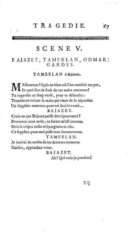 Bajazet premier, tragédie par M. le chevalier de P*** Bajazet premier, tragédie par M. le chevalier de P***