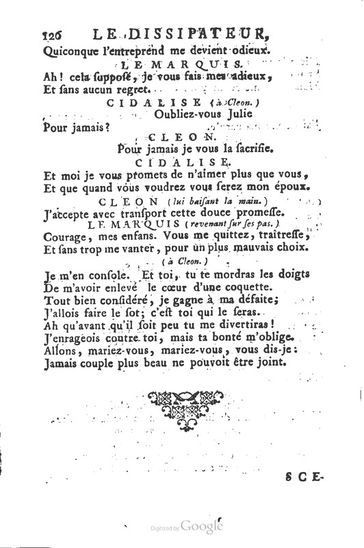 Dissipateur ou l’honnête-friponne (Le), comédie