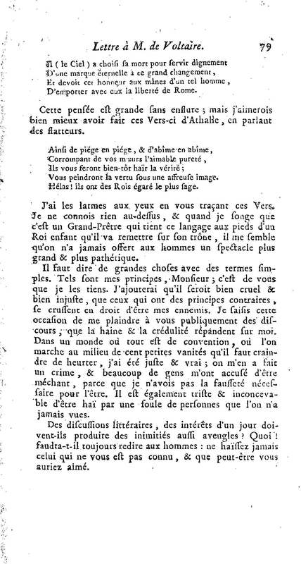 Comte de Warwik [sic] (Le), tragédie par M. de La Harpe, représentée pour la première fois par les Comédiens françois ordinaires du Roi, le 7 novembre 1763
