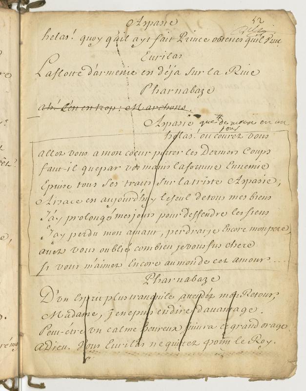 Artaxare, tragédie en cing actes et en vers